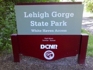 Lehigh Gorge State Park White Haven Access auto welcome
