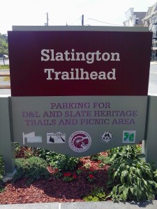 Slatington Trailhead Sign