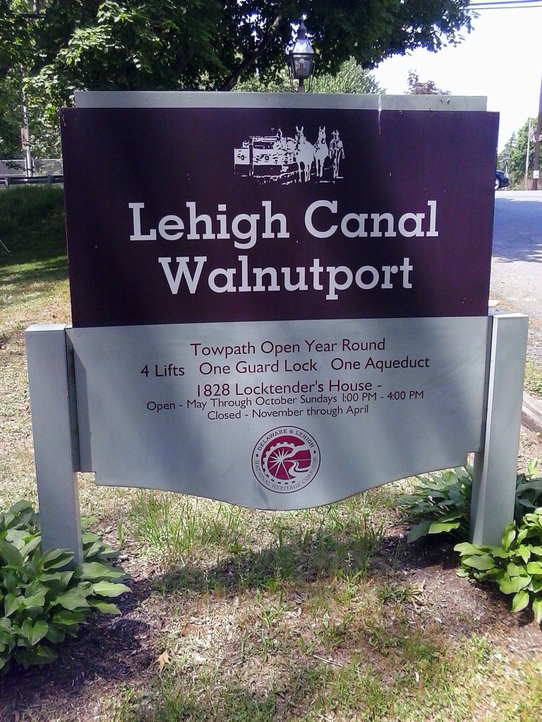 Walnutport Canal Association Trailhead Trail Heads D&L Delaware