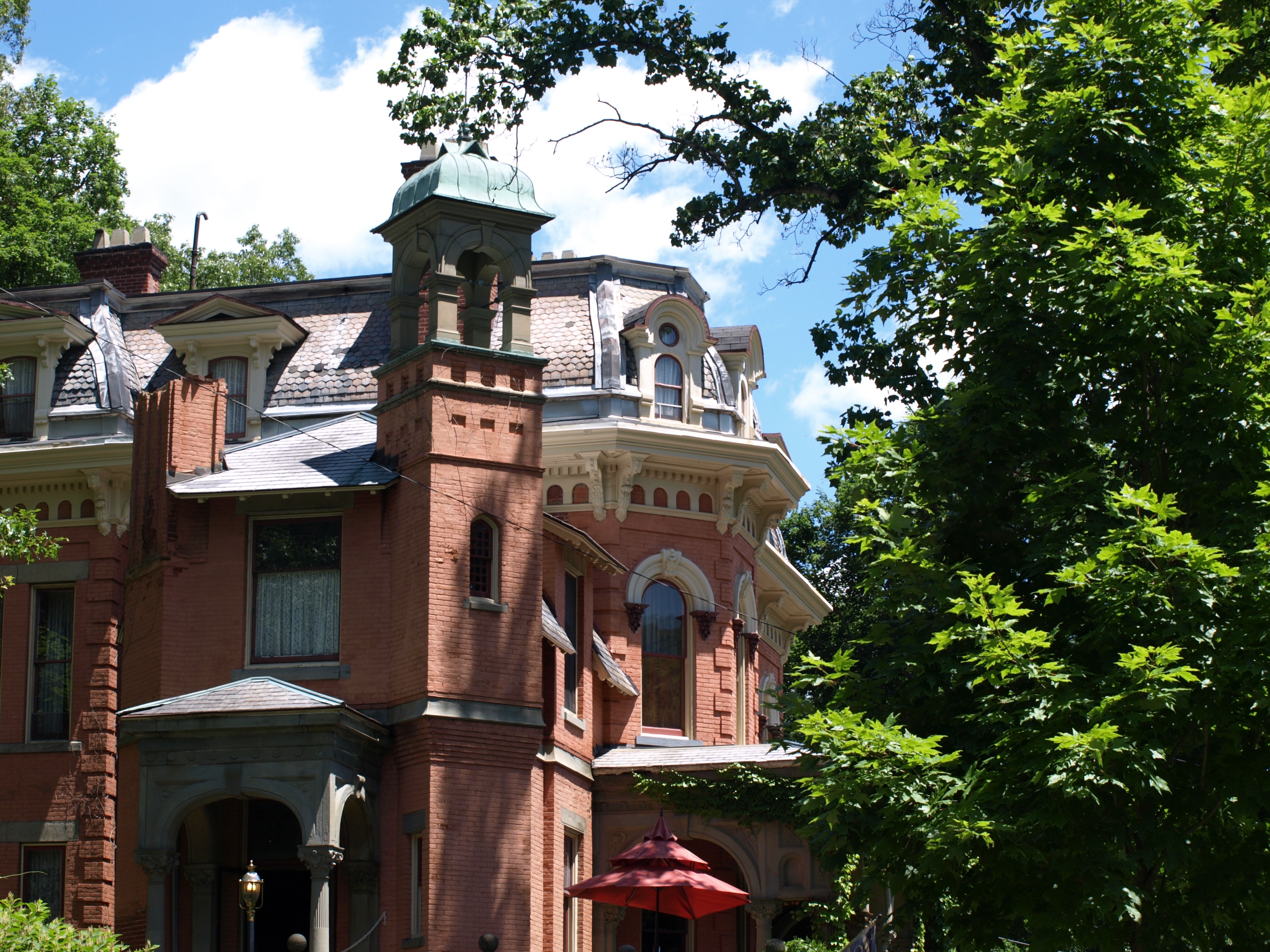 Harry Packer Mansion in Jim Thorpe, PA, a Trail Town on the D&L.