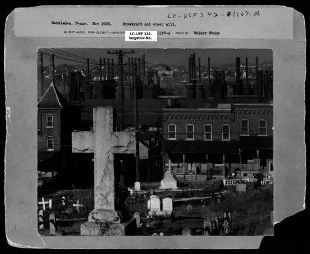 Bethlehem, Pennsylvania, November 1935 (Library of Congress)