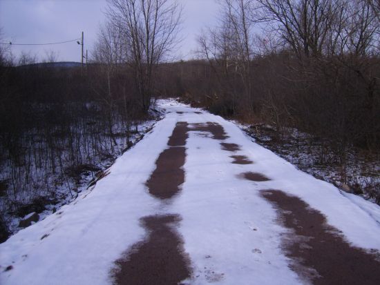 Snow and cold weather have slowed most D&L trail projects.