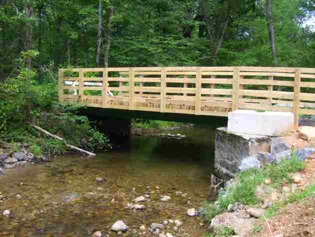 Bushkill Township's new bridge is an example of a municpality actively improving their trail infrastructure.