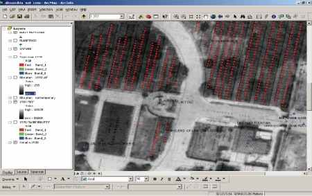 CRGIS created a GIS to manage and interpret Alexandria National Cemetery.